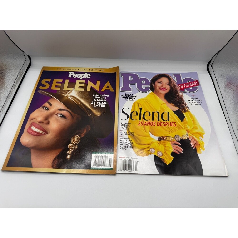 Selena Quintanilla People Magazine Lot of 2 2020 25 Years Later Spanish English